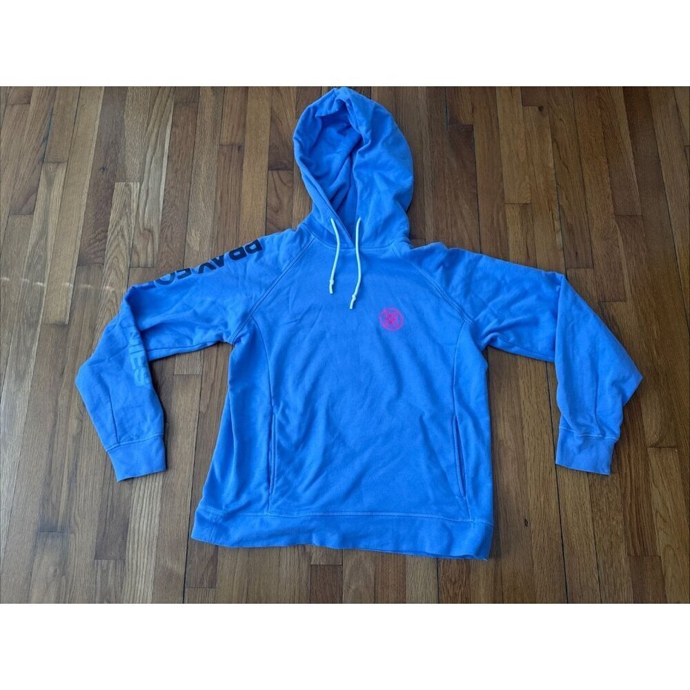 G/FORE Pray For Birdies Hoodie Sweatshirt French Terry Women's XL Danube Blue